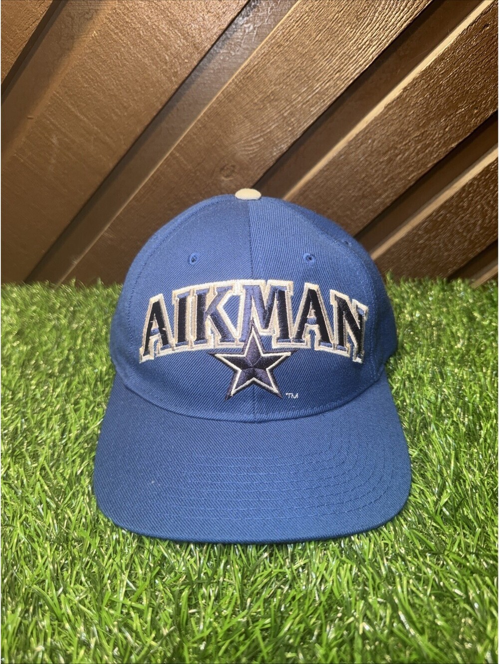VTG 90’s Starter Wool Dallas Coyboys Troy Aikman #8 Snapback NFL Hat NWOT